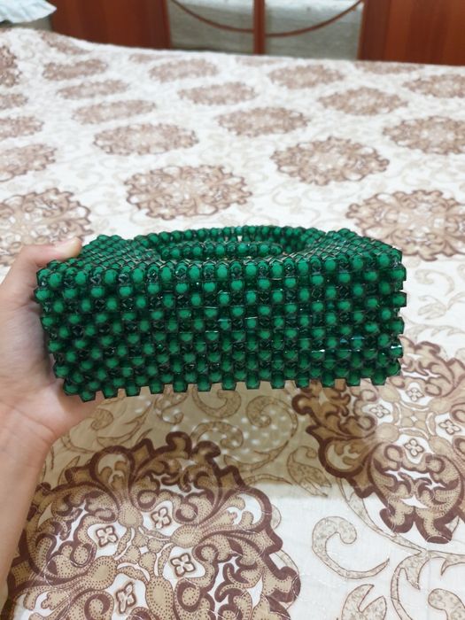 Сумка из бисера с магнитом