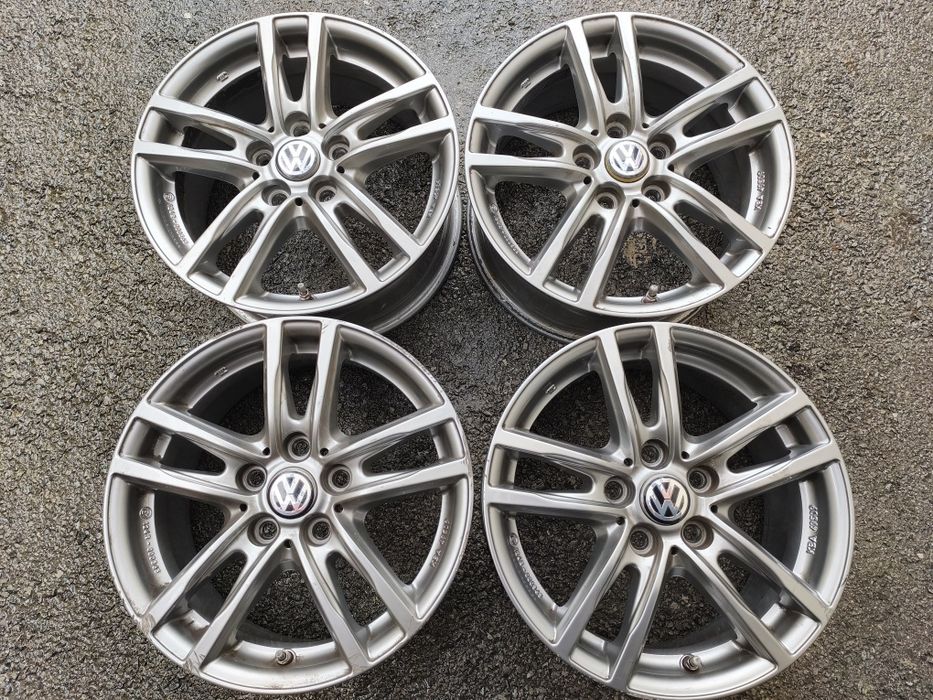 Фолксваген/VW;  16 цола 5x112; 4бр.лети джанти - цвят графит 
Внос от