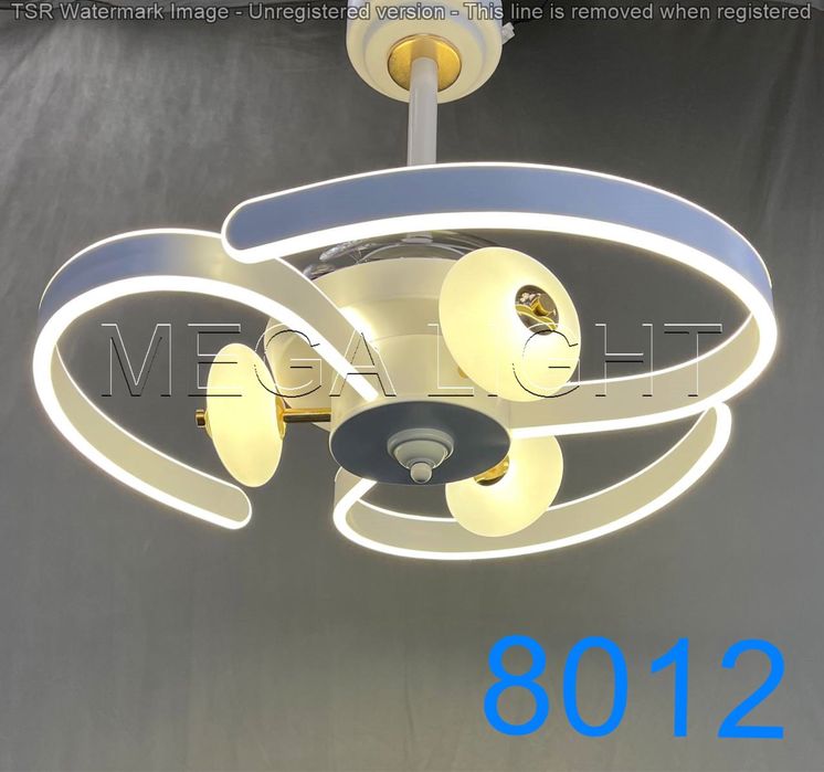 Вентилятор,Люстра,Hi-tech