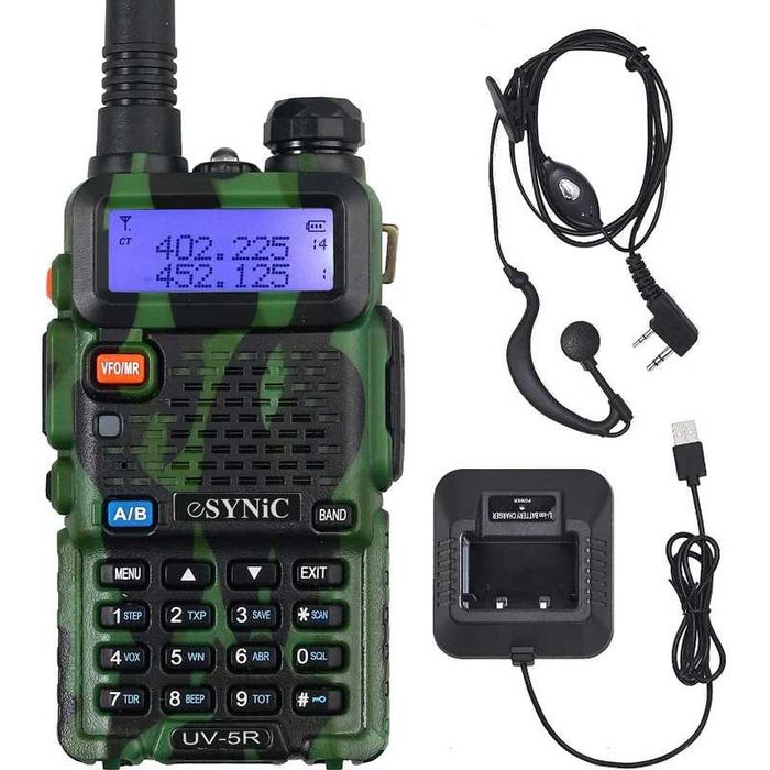 eSynic UV-5R Dual Band VHF/UHF уоки-токи камуфлажна радиостанция
