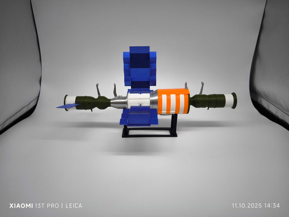 Салют-7, космическая станция, сборная модель