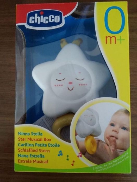 Chicco Музикална играчка за легло Звезда в перфектно състояние.