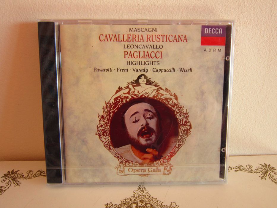 cd rar Pavarotti Cavalleria Rusticana &Pagliacci Patane 1990 nou