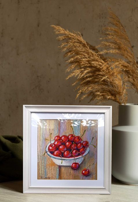 Картина в раме "Черешня", 29,5 х 29,5 см