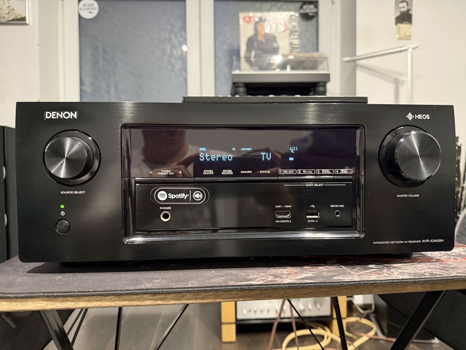 Receiver Denon AVR-X2400H,7.2,Dolby Atmos,Wifi,Bluetooth,4K,