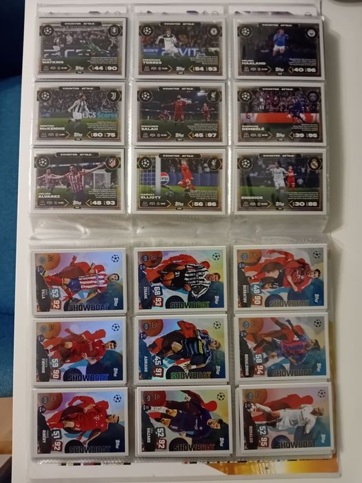 Продавам Match attax 25 26 нови карти