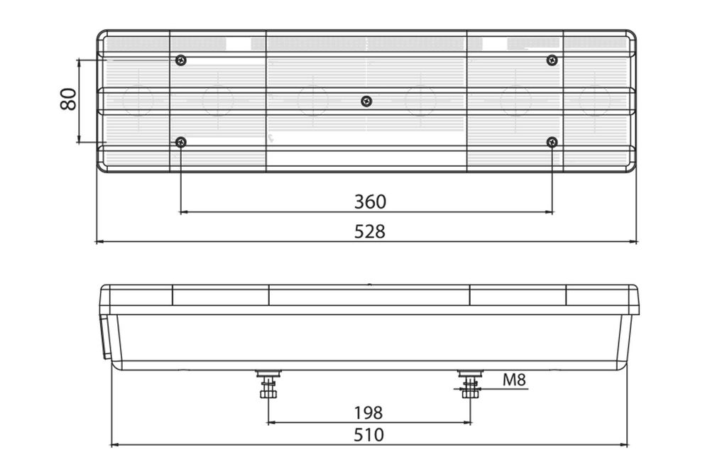 Стопове Стоп Задни Светлини Е4 камион Mercedes Atego Actros Axor