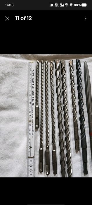 Хилти SDS +  свредла за бетон