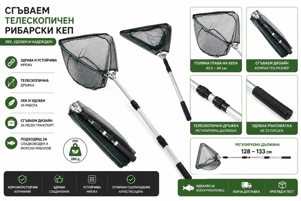 Риболовен сгъваем Кеп