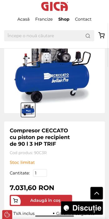 Compressor aer ceccato 2.2kw