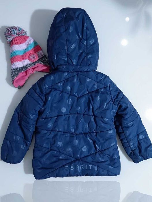 Детско зимно яке за момиченце ESPRIT 4-5г. 110см. + ПОДАРЪК