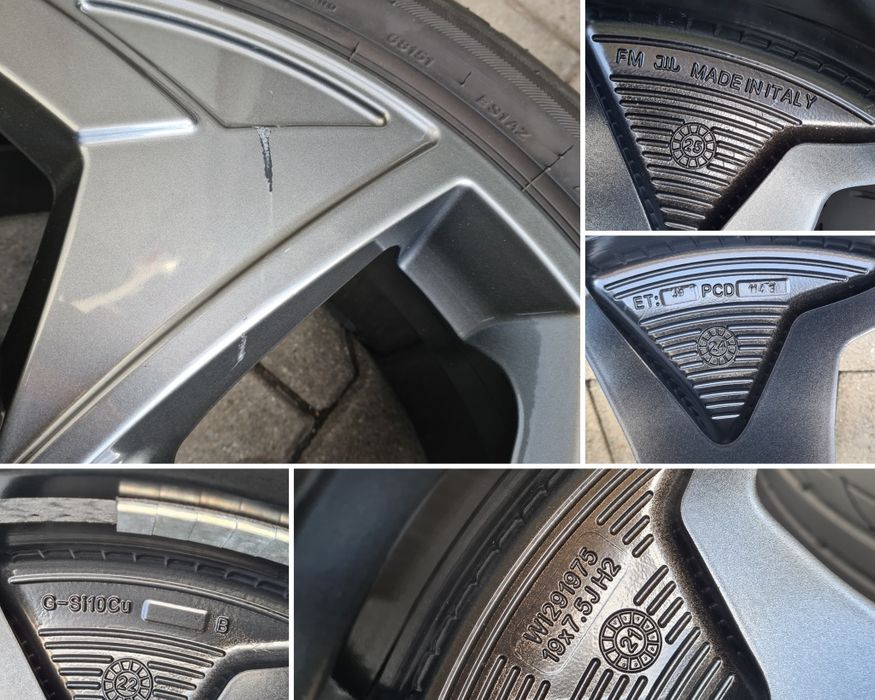 Jante Platin 5x114.3mm 19" Kia Hyundai Mazda Renault Kadjar Nissan