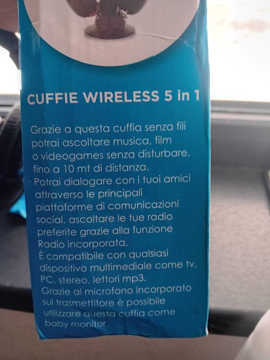 Casti 5 in 1. WiFi, radio, sunet tv, baby monitor. Pret 80 lei fix