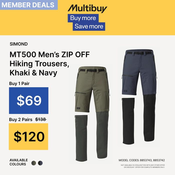 Pantalon Modulabil Rezistent 2 în 1 - produs resigilat Decathlon