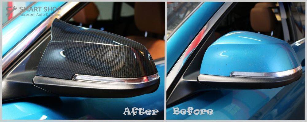Capace oglinzi BMW Seria 1/2/3/4 Carbon Real