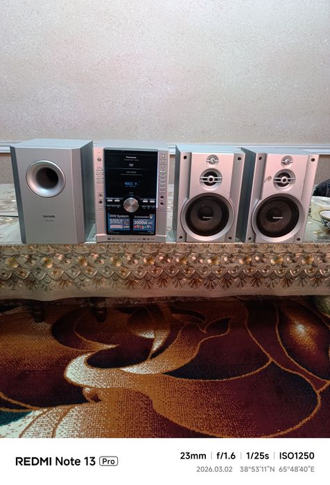 Panasonic muzikalniy sentr Sa-VK650 Auxda ishledi