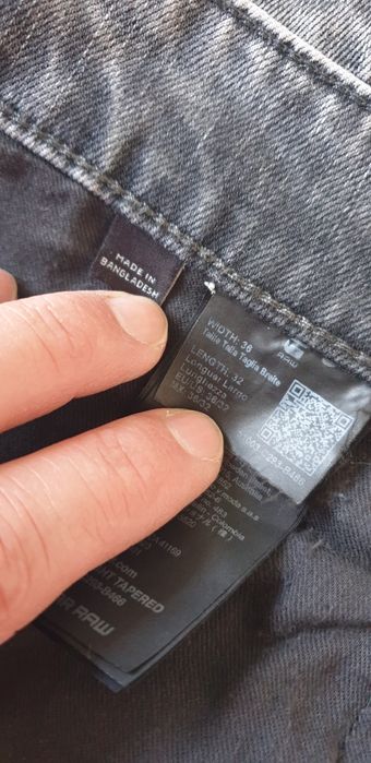 G - Star 3301 Straight Tapered Fit Mens / 36/32 ОРИГИНАЛ! Мъжки Дънки!