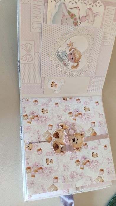 Ръчно изработен детски бебешки албум за снимки