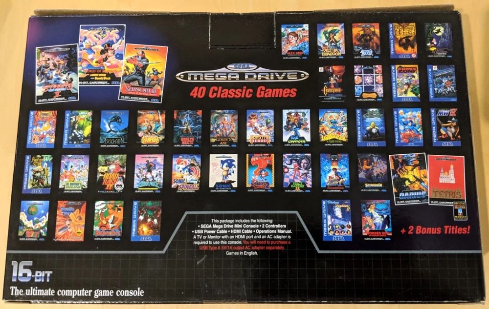 SEGA Mega Drive 40 jocuri incluse