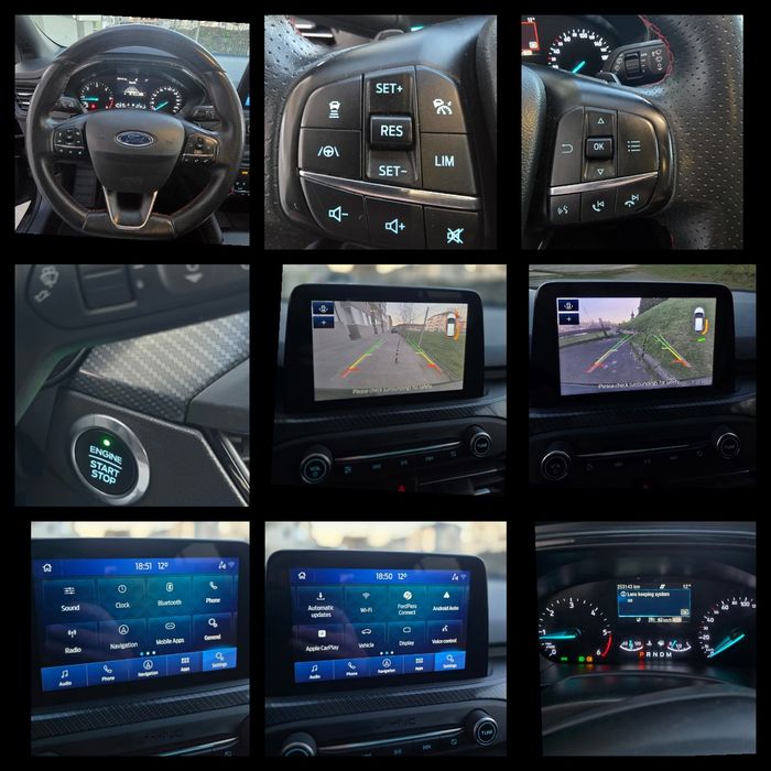 Ford Focus 2.0 TDCI Pachet ST-line full led Matrix adus din Germania nr roșii valabile