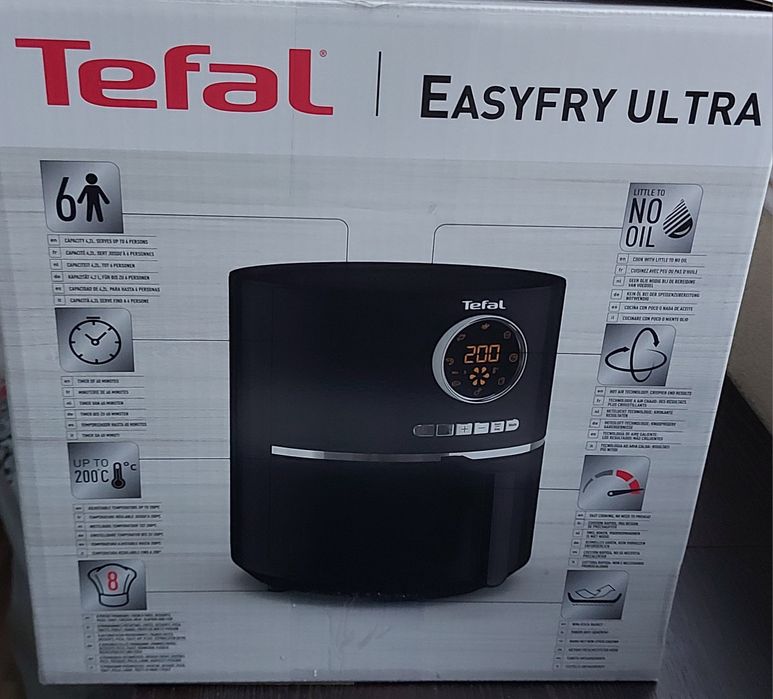 Уред за готвене с горещ въздух TEFAL
