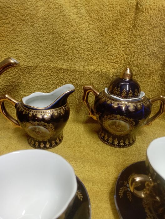 Продам чайный сервиз СССР кобальт