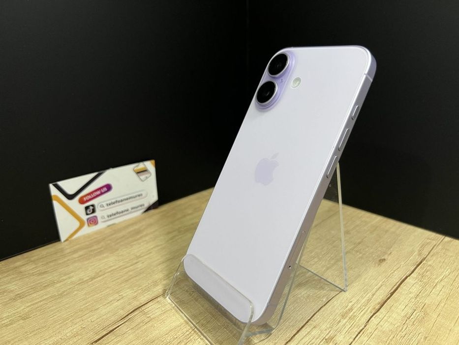 Iphone 17 256Gb Lavender Second-Hand 3 ani garanție, Telefoane Mures