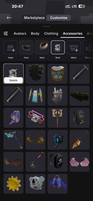 ROBLOX аккаунт с лимитками