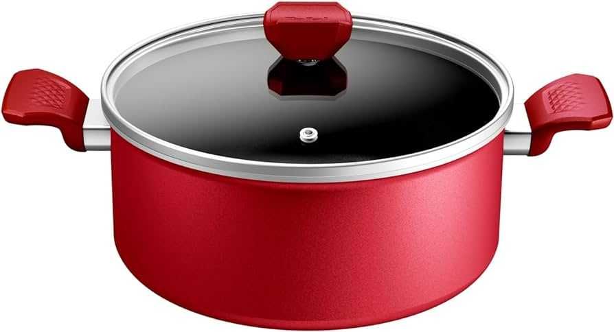 Oala TEFAL Daily Expert 24 cm 4.7 litri Rosu in cutie sigilata noua