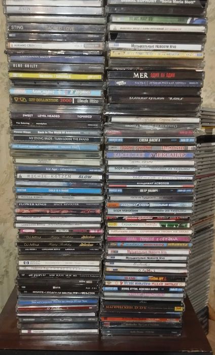 Аудио Сд диски, DVD концерты и клипы, видеокассеты