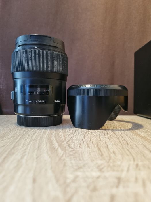 Obiectiv sigma 35mm f 1.4 art Canon