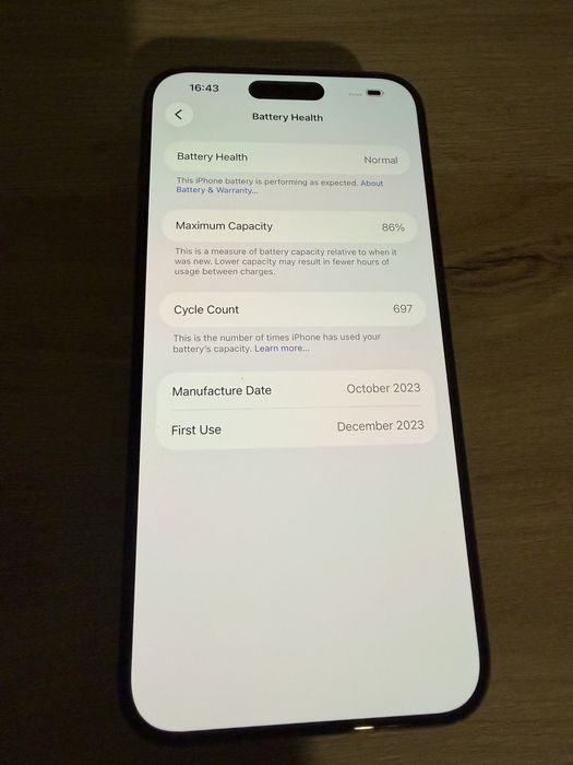 iPhone 15 Pro Max 256gb Blue Titanium