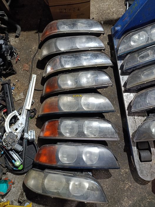 Фары правые на BMW E39 из Германии