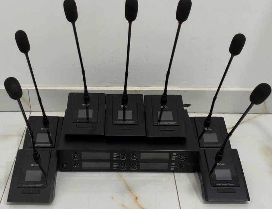 Беспроводная система из 8 микрофонов