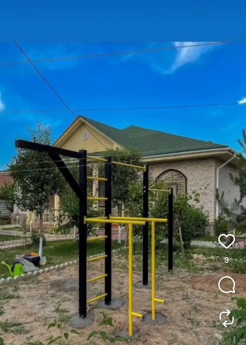 Турник брусья воркауд площадка