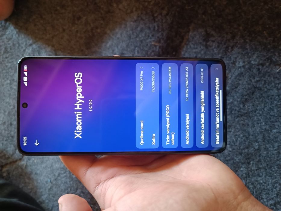 Poco x7 pro 5g .