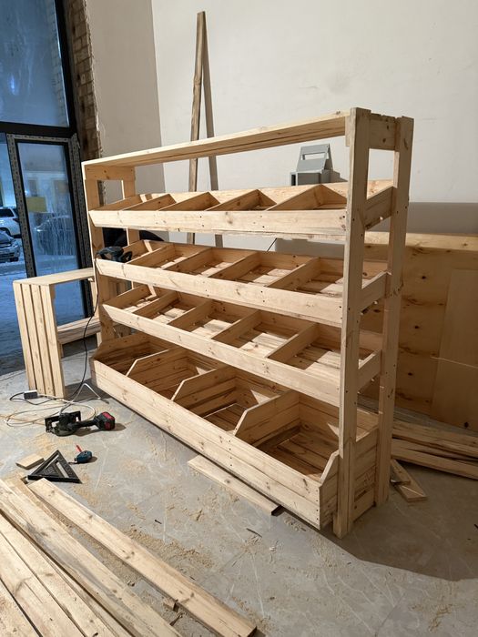 Овощные полки стеллажи