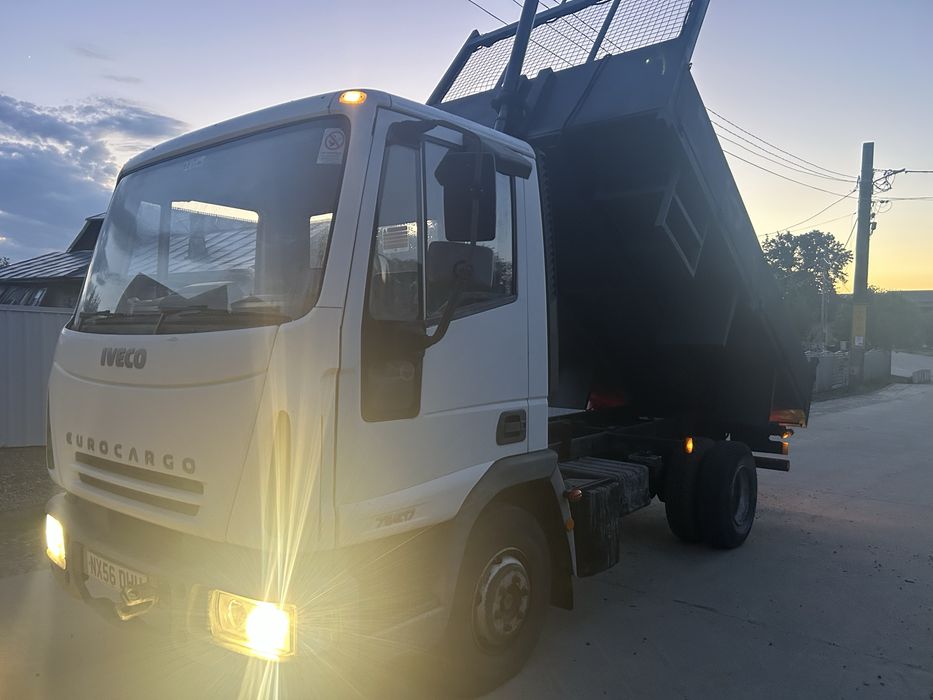 Camion basculabil iveco euro cargo 7.5 tone volan dreapta