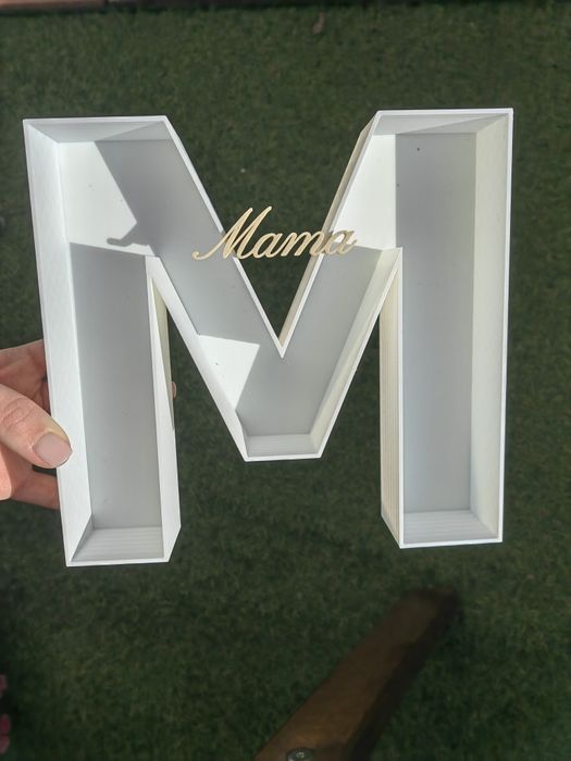 Празни букви, заготовки за сапунени розички, цветя, бонбони