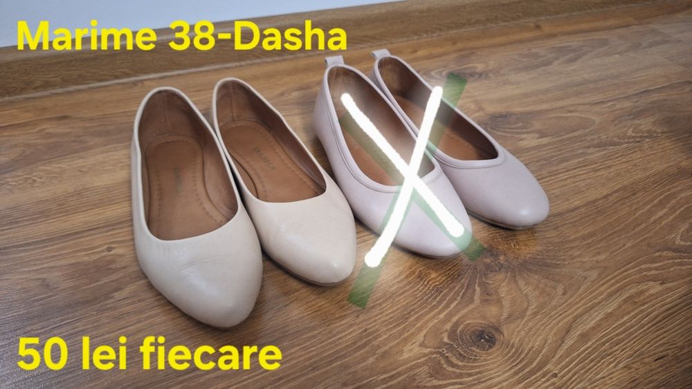 5 perechi pantofi/ balerini marime 37/38 Clarks, Marelbo, Catwalk, Das