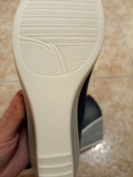 Дамски обувки в цвят деним