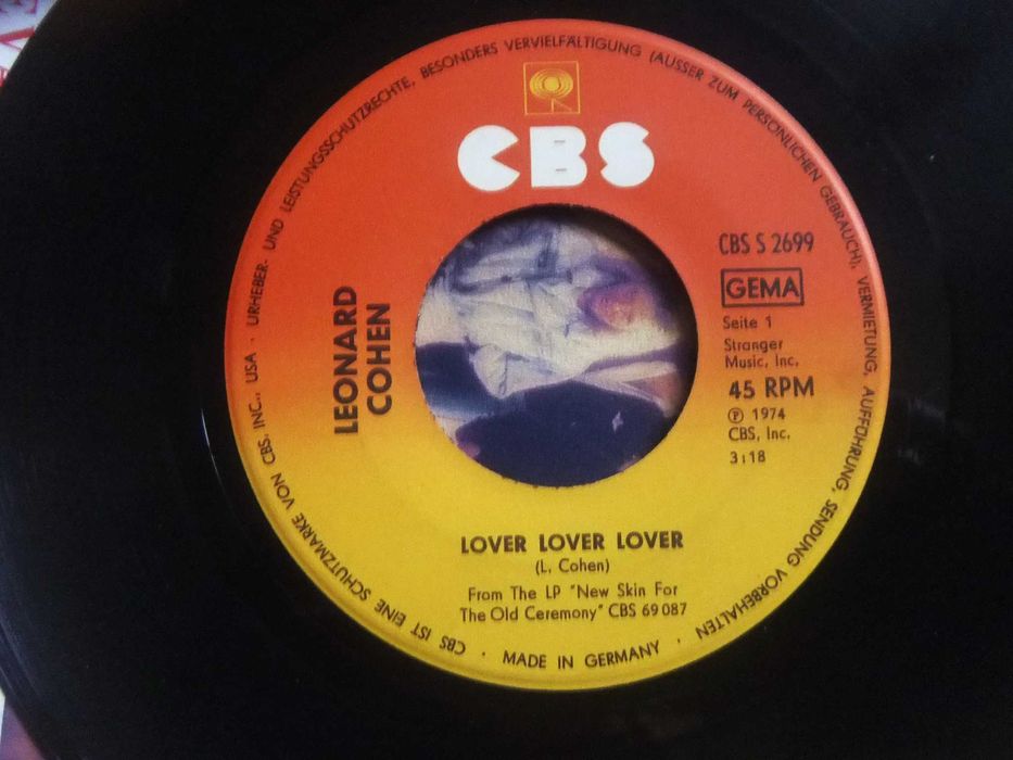Малка грамофонна плоча = LEONARD COHEN