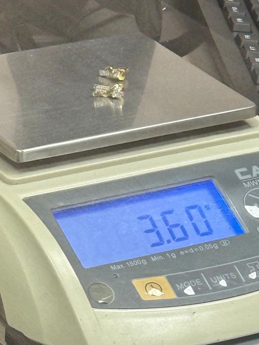 Золотые серьги 585 проба