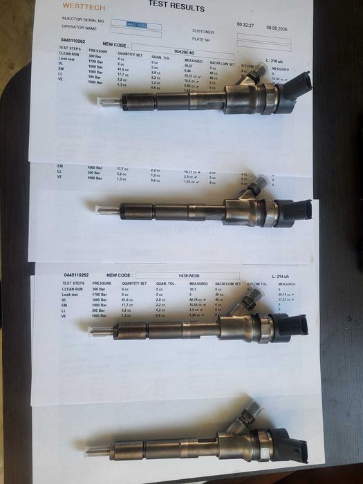 Injectoare Noi si Reconditionate de BMW ,Mercedes,Mercedes Sprinter,Fiat Ducato,Doblo,Tot grupul Volkswagen.