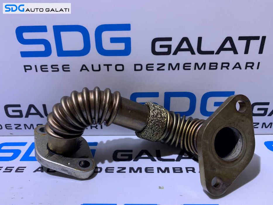 Teava Conducta Racitor Gaze EGR Audi A4 B7 1.9 TDI BKE BRB 2005 - 2008 Cod 028131521AD [i0061]