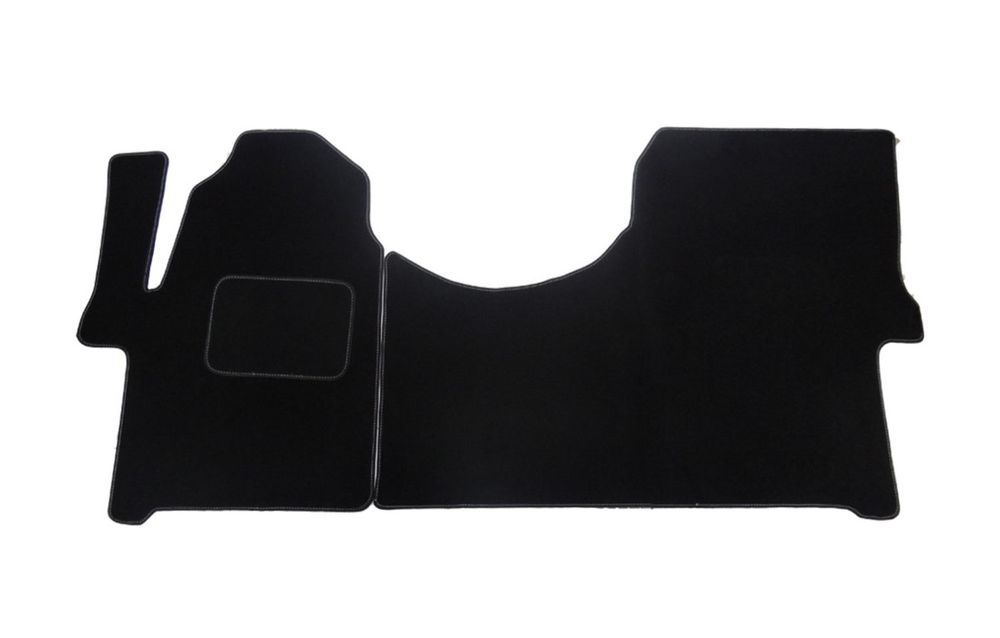 Set covorase auto mocheta velur Mercedes Sprinter 210-519 10.2013-06.2018, Sprinter 07.2006-10.2013, negru, 3 locuri