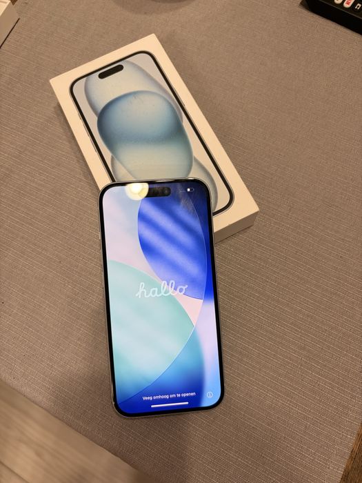 Telefon mobil Apple iPhone 15, 128GB, 5G, Blue