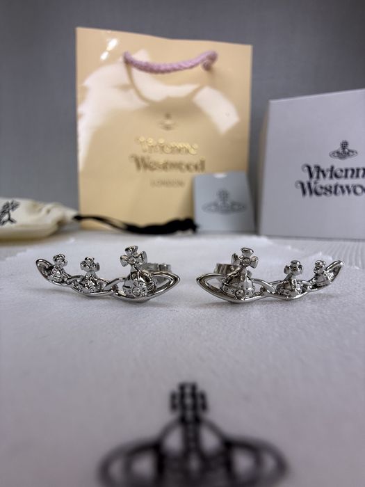 Cercei VIVIENNE Westwood Candy, argintiu