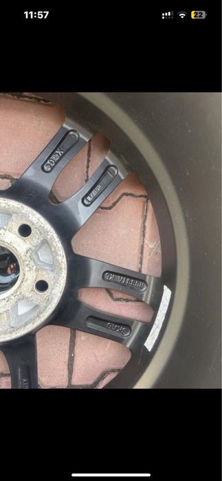 Легкосплавные диски с зимней резиной