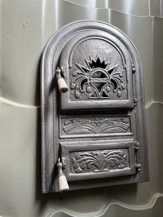 Portita Poarta Usa Soba dubla din Fonta ca Noua ! Poze reale !